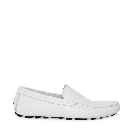 Loafers Steve Madden Bergamo Cuero Hombre Blancas | ES CQ04S3